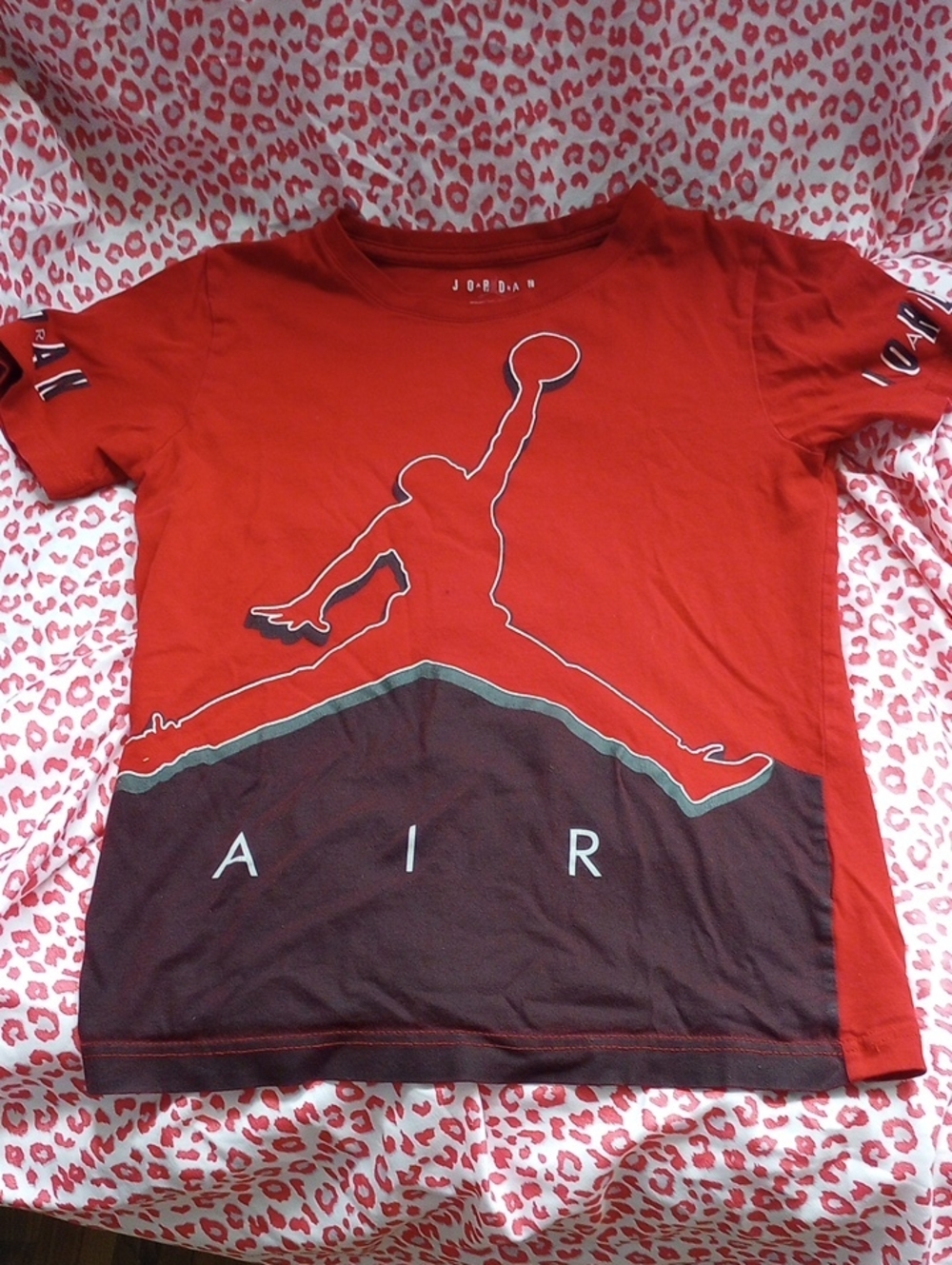 Jordan Red Jumpman AIR Graphic Tee